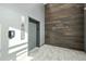 Modern building lobby with elevator access and stylish decor at 200 S Dawson St # 406, Raleigh, NC 27601