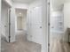 Bright hallway with doors to bedrooms and bath at 310 Church St # 35, Wendell, NC 27591