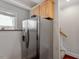 Stainless steel refrigerator with ice and water dispenser at 400 W Rosemary St # 405, Chapel Hill, NC 27516