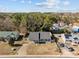 Aerial view of house and neighborhood at 4104 Ludgate Dr, Durham, NC 27713