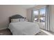 Bright bedroom with double bed and window view at 467 Joseph Alexander Dr, Fuquay Varina, NC 27526