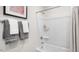 Simple bathroom with shower/tub and neutral decor at 6461 Alfalfa Ln, Wake Forest, NC 27587