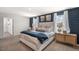Spacious primary bedroom with ensuite bathroom and neutral decor at 6461 Alfalfa Ln, Wake Forest, NC 27587