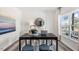 Bright home office with large window and stylish furnishings at 6461 Alfalfa Ln, Wake Forest, NC 27587