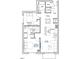Floor plan showcasing a one-bedroom unit with an open layout at 711 E Lenoir St # 205, Raleigh, NC 27601
