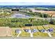 Aerial view of property location and surrounding area including trees and neighborhood at 798 Christian Light Rd, Fuquay Varina, NC 27526
