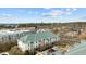 Aerial view of a multi-unit residential building with ample parking at 800 Moratuck Dr # 308, Raleigh, NC 27604