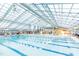 Indoor swimming pool with lanes and water features at 917 Myers Point Dr # 21, Morrisville, NC 27560