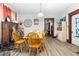 Bright dining room with wood table and chairs at 1026 Nashville Rd, Rocky Mount, NC 27803