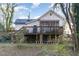 Back of house with deck and screened porch at 1105 Carroll St, Durham, NC 27707