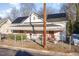 House exterior with solar panels and porch at 1105 Carroll St, Durham, NC 27707