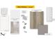 Bathroom features including vanity, shower, and flooring options at 1109 Mountain Crown St, Durham, NC 27703