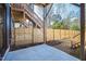 Private backyard with wood fence and spacious patio at 2119 Brewer St, Raleigh, NC 27608