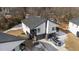 Duplex home with a gray roof and modern design at 2201 Millbank Village Ct # 101, Raleigh, NC 27610