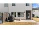 Private patio with grill space and modern finishes at 2201 Millbank Village Ct # 101, Raleigh, NC 27610