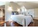 Cozy bedroom with hardwood floors, vaulted ceilings, and ample natural light at 32602 Archdale, Chapel Hill, NC 27517