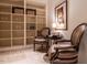Cozy sitting area with built-in shelving, perfect for relaxing with a book or enjoying a glass of wine at 32602 Archdale, Chapel Hill, NC 27517