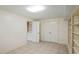 Finished basement offering extra storage and shelving at 3413 Huckabay Cir, Raleigh, NC 27612