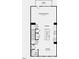 Main floor plan showcasing kitchen, dining, and half bath at 435 Rowe Way, Knightdale, NC 27545