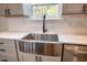 Farmhouse style sink with quartz countertops at 4860 Fayetteville Rd, Durham, NC 27713