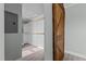 Spacious walk-in closet with barn door and ample shelving at 5088 Christian Light Rd, Fuquay Varina, NC 27526
