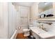 Classic bathroom with white subway tile, pedestal sink, and clawfoot tub at 517 N East St, Raleigh, NC 27604