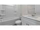 Clean bathroom with a bathtub, toilet and vanity at 5504 Musket Ct, Raleigh, NC 27610