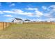 The backyard features a wood fence, creating a secure, private outdoor space at 8 Looping Horse Cir, Angier, NC 27501