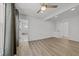 This spacious bedroom features a hallway bathroom, hardwood floors, and plenty of natural light at 819 Cumberland St, Raleigh, NC 27610
