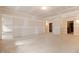 Unfinished basement space with framed walls, awaiting personalization and customization at 101 Bonica Creek Dr, Garner, NC 27529