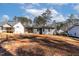 Aerial view showcasing house and backyard at 110 Mohave Dr, Louisburg, NC 27549