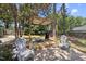 Relaxing patio area with pergola and seating at 3116 Carovel Ct, Raleigh, NC 27612