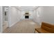 Finished basement features a fireplace and laminate flooring at 3305 Victor Pl, Raleigh, NC 27604