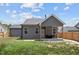 House exterior and backyard with patio at 36 Mae Ct, Roxboro, NC 27573