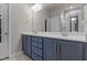Elegant bathroom with double vanity and modern fixtures at 36 Mae Ct, Roxboro, NC 27573