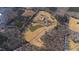 Wide aerial view of property with pond and surrounding woods at 5765 G Snow Camp Rd, Graham, NC 27253