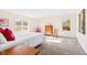 Serene bedroom with king-size bed and views of the backyard at 5765 G Snow Camp Rd, Graham, NC 27253