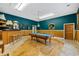 Game room with pool table and wet bar at 5765 G Snow Camp Rd, Graham, NC 27253