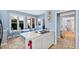Kitchen island with cooktop and ample counter space at 5765 G Snow Camp Rd, Graham, NC 27253