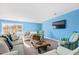 Recreation room with a comfortable seating area and large window at 5765 G Snow Camp Rd, Graham, NC 27253