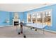 Recreation room with ping pong table and large window view at 5765 G Snow Camp Rd, Graham, NC 27253