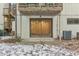 Backyard patio with sliding glass doors at 642 Pine Ridge Pl, Raleigh, NC 27609