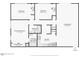 Detailed floor plan featuring the layout and dimensions of a one story home at 642 Pine Ridge Pl, Raleigh, NC 27609