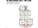 Detailed first floor plan showcasing layout of kitchen, living room, bedrooms, and bathrooms at 801 N Mebane St, Burlington, NC 27217
