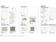 Kitchen cabinet and countertop selection board, including backsplash and flooring samples at 85 N Stagecoach Dr, Wendell, NC 27591