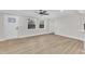 Bright living room featuring hardwood floors and neutral color palette at 919 Fiske St, Durham, NC 27703