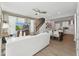 Open concept living room adjacent to kitchen, perfect for modern living at 109 Ailey Brook Way # 100, Wake Forest, NC 27587