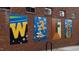 Colorful street art mural displaying the word 