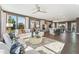 Spacious living room with large windows and contemporary decor at 111 Ailey Brook Way # 200, Wake Forest, NC 27587