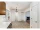 Bright kitchen with stainless steel appliances and wood cabinets at 117 London Plain Ct, Cary, NC 27513